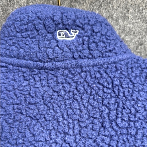 Vineyard Vines Kids Deep Blue Fleece Vest - Picture 4 of 5